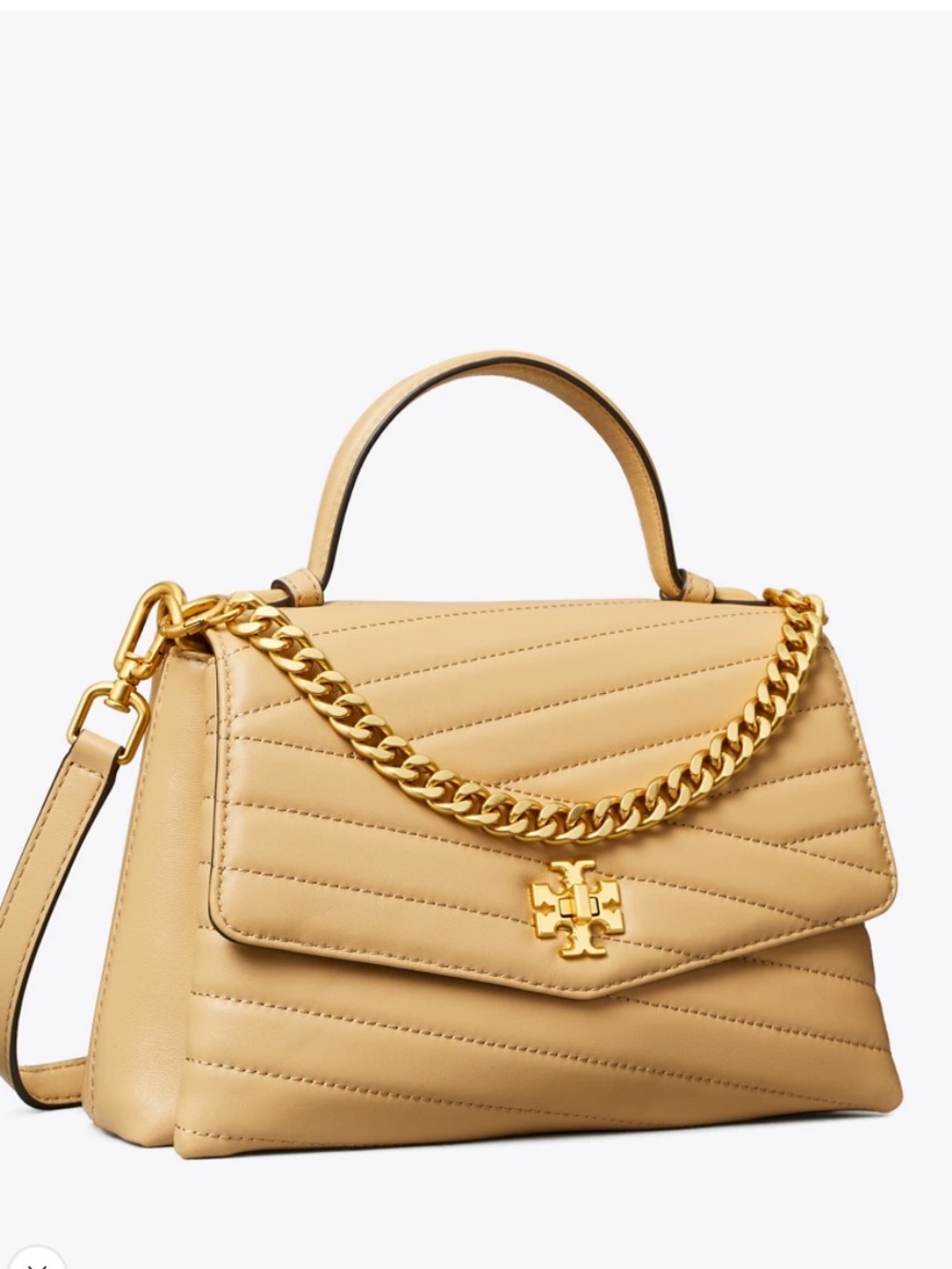 Tory Burch KIRA CHEVRON TOP-HANDLE SATCHEL